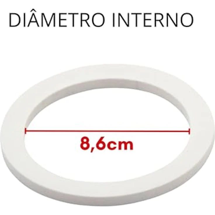 Bialetti Ricambi, Ersatzteile-Set mit 1 Silikondichtung und 1 Edelstahlplatte, kompatibel mit Venus, Kitty, Musa und Class (10 Tassen) – Bild 3