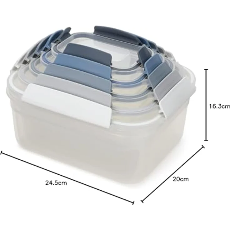 Joseph Joseph Editions Nest Lock 5-teiliges Vorratsdosenset Himmel – Bild 5