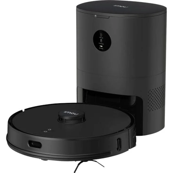 Imou RV1 Pro Max, Staubsauger Roboter mit 6500 Pa Saugkraft, 2-in-1 Saug- und Wischfunktion, LIDAR-Mapping, Schwarz – Bild 2
