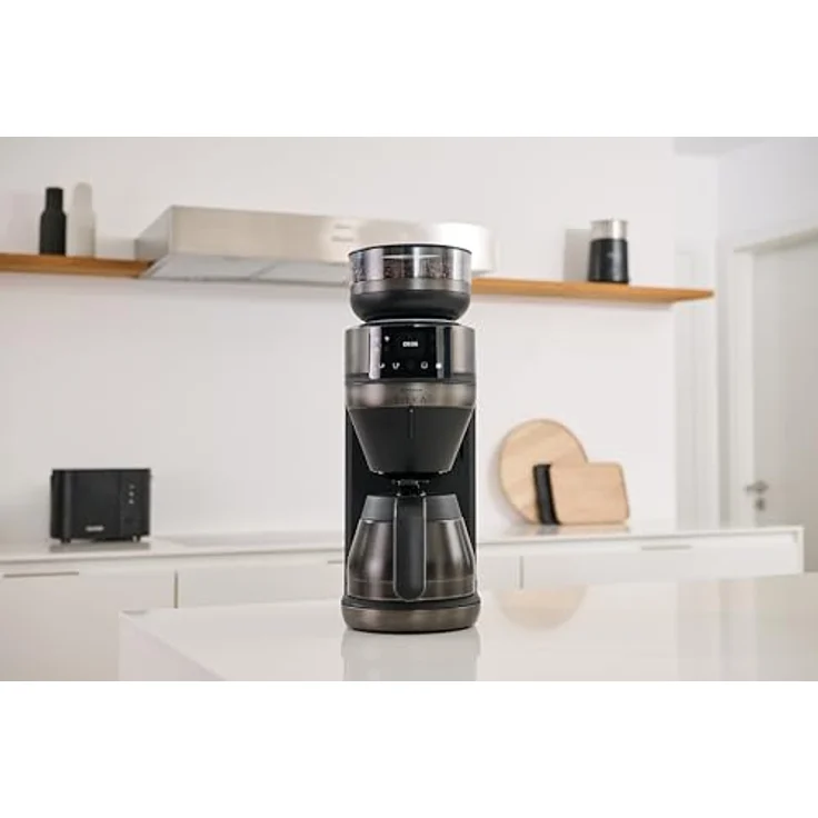 Severin FILKA 2.0 Kaffeemaschine mit Mahlwerk, 1,1l Kaffeekanne, Papier- und Permanentfilter 1x4 – Bild 2