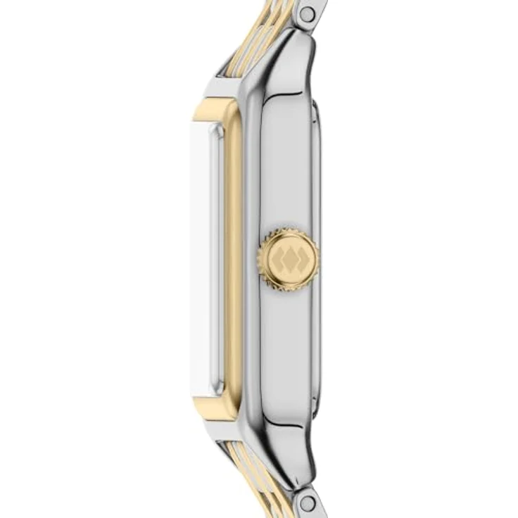 Fossil Raquel, Damen Quarzuhr aus Edelstahl, golden mit weißem Ziffernblatt, 5 Bar wasserdicht – Bild 4