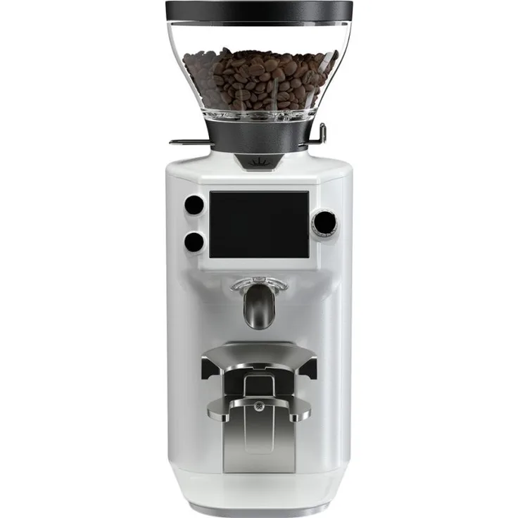 Mahlkönig E64 WS Home Espressomühle, präzises Mahlwerk mit „Grind-by-Weight“ und „Grind-by-Sync“ Technologie, Weiß