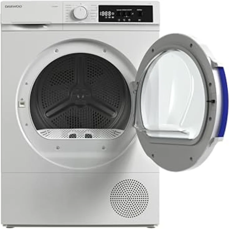 Daewoo TD-BR7GP0WE0-DE Wäschetrockner, 7 kg, Energieeffizienzklasse E, 15 Trockenprogramme inkl. 20-Minuten-Schnelltrockenprogramm, Weiß – Bild 3