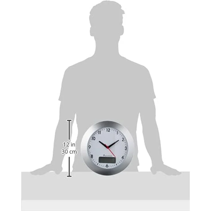 TFA, Wanduhr, Funk-Wanduhr (30 cm) – Bild 2