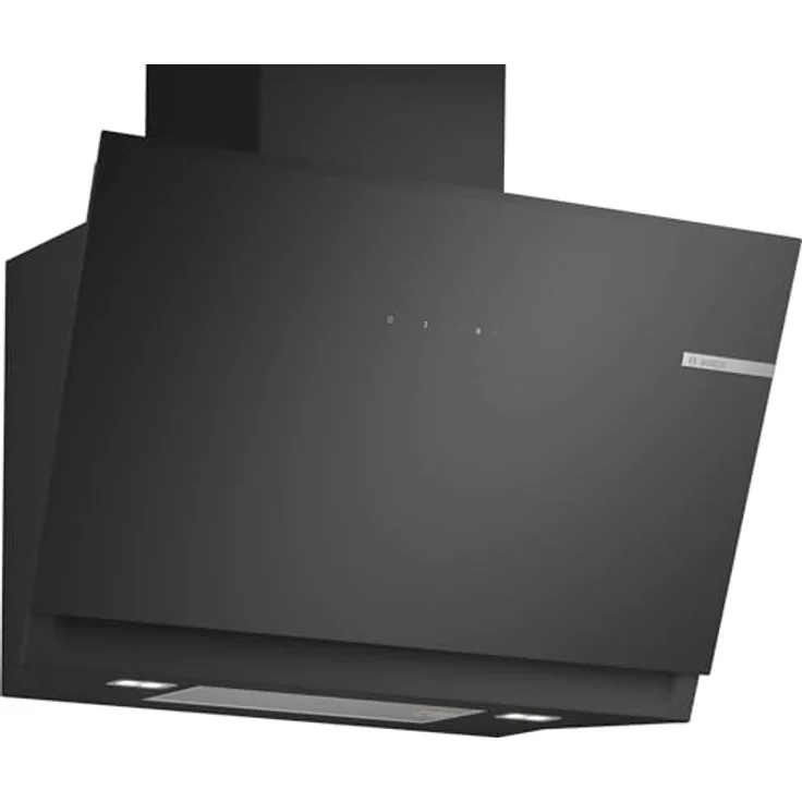 Bosch DWK81AN60 Wandesse, 80 cm, Klarglas schwarz bedruckt, Schwarz – Bild 1