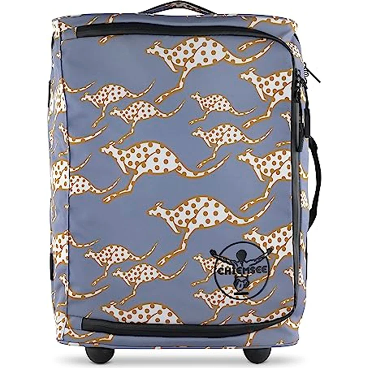 Chiemsee Jump N Fly 2 Rollen Kabinentrolley, 46 cm, lila, 100% Polyester – Bild 1