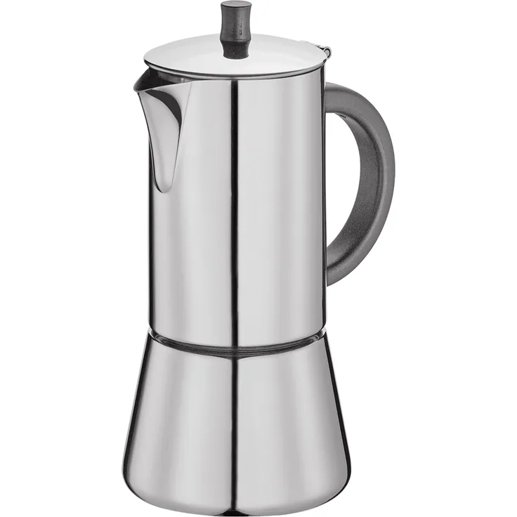Cilio Espressokocher, Espressokanne, Silber