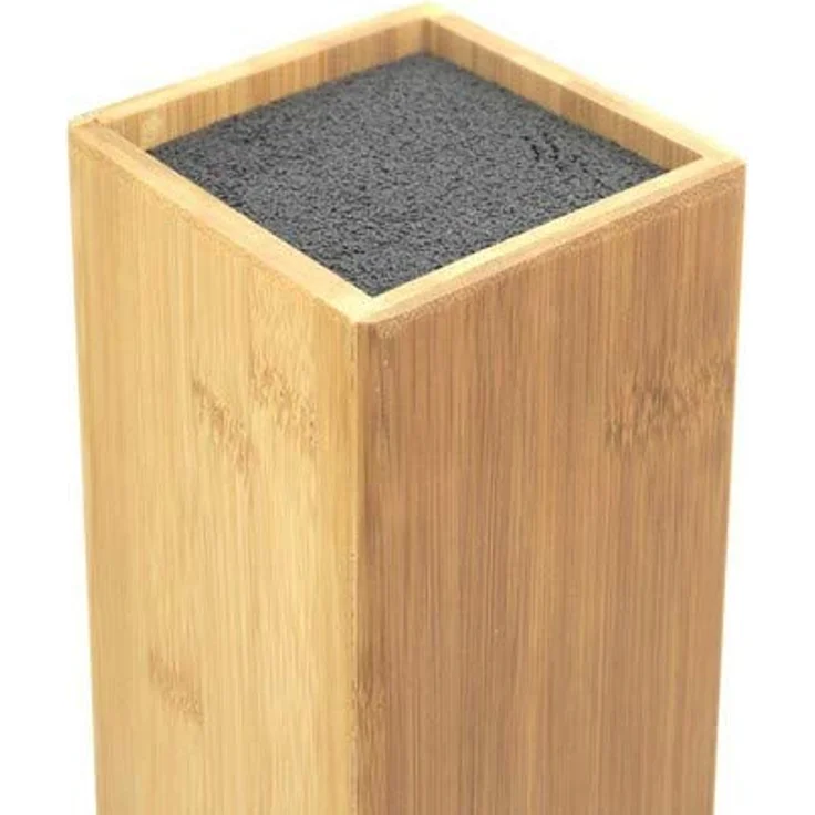 Kesper 58022 Messerblock, Bambus, Braun, 10 x 10 x 23 cm – Bild 4