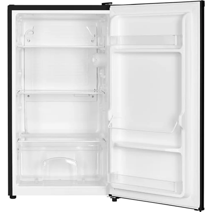 homeX CS1016-B Kühlschrank ohne Gefrierfach, 88 L, kompaktes Design, freistehend, schwarz, leise 39 dB(A) – Bild 9