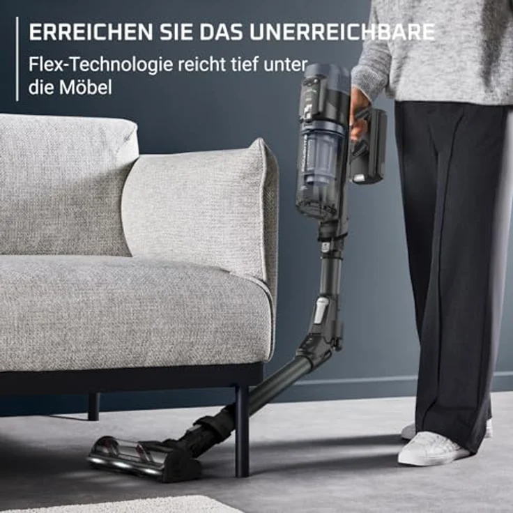 ROWENTA RH9B36 X-Force Flex 14.80, Kabelloser Stielsauger mit 240 Air Watt Saugkraft und 90 Minuten Akkulaufzeit – Bild 4