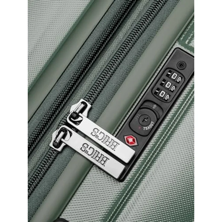 Brics Cervia 2.0, Hartschalenkoffer Trolley M, 69 cm mit Dehnfalte, 77 l, Grün, 4 Rollen – Bild 4