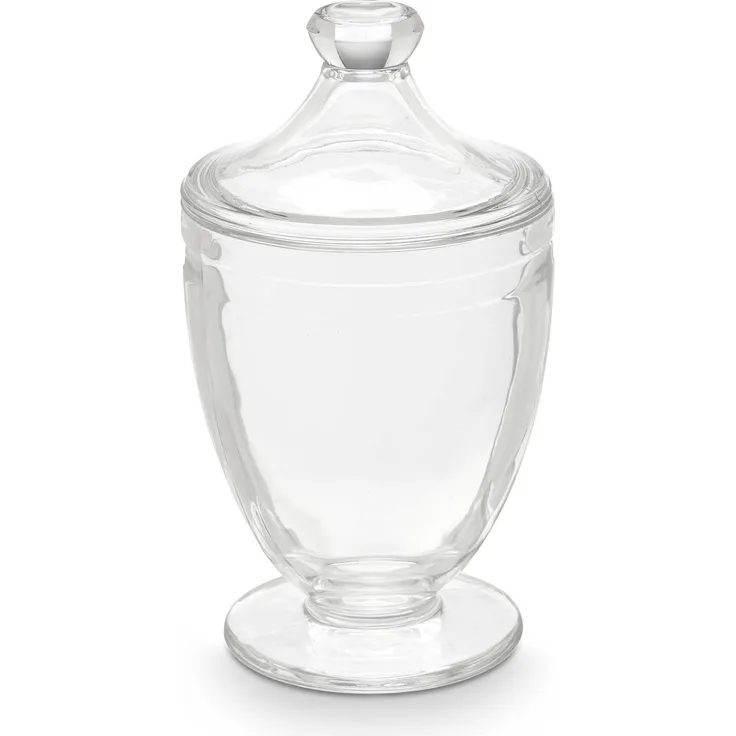 Vivalto Bonboniere aus Glas für Süßigkeiten VIVO, 950 ml Elegantes Design mit dichtem Deckel