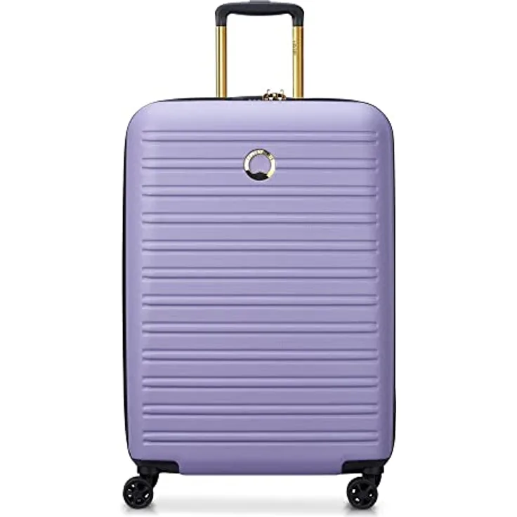 Delsey Segur 2.0 4-Rollen Trolley 70 cm, Violett, robustes Polycarbonat, 79 l, flexibel & solide