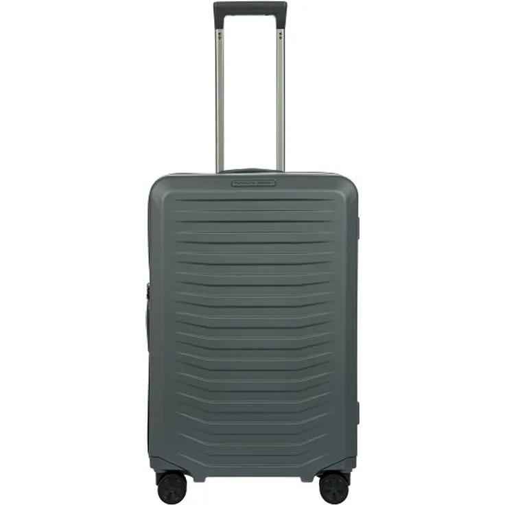 Porsche Design Roadster 4 Rollen Trolley M, 69 cm mit Dehnfalte, grau, aus 100% Polycarbonat, 44 cm x 27 cm x 69 cm