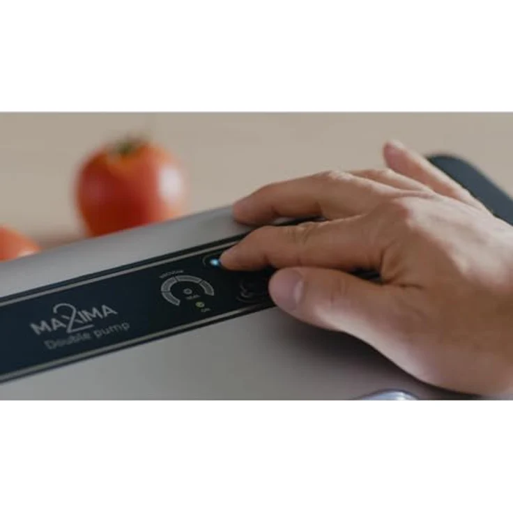 Magic Vac Maxima 2 Vakuumiergerät und Folienschweißgerät für Lebensmittel, 130Watt, 230V Grau – Bild 7
