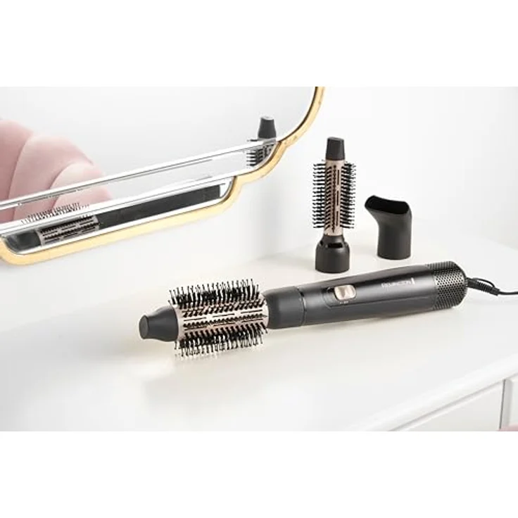 Remington AS7300 Blow Dry & Style Warmluftbürste, 800 W, 2 Temperatur- und Gebläsestufen, Ionen-Technologie, Aufhängeöse, schwarz – Bild 2
