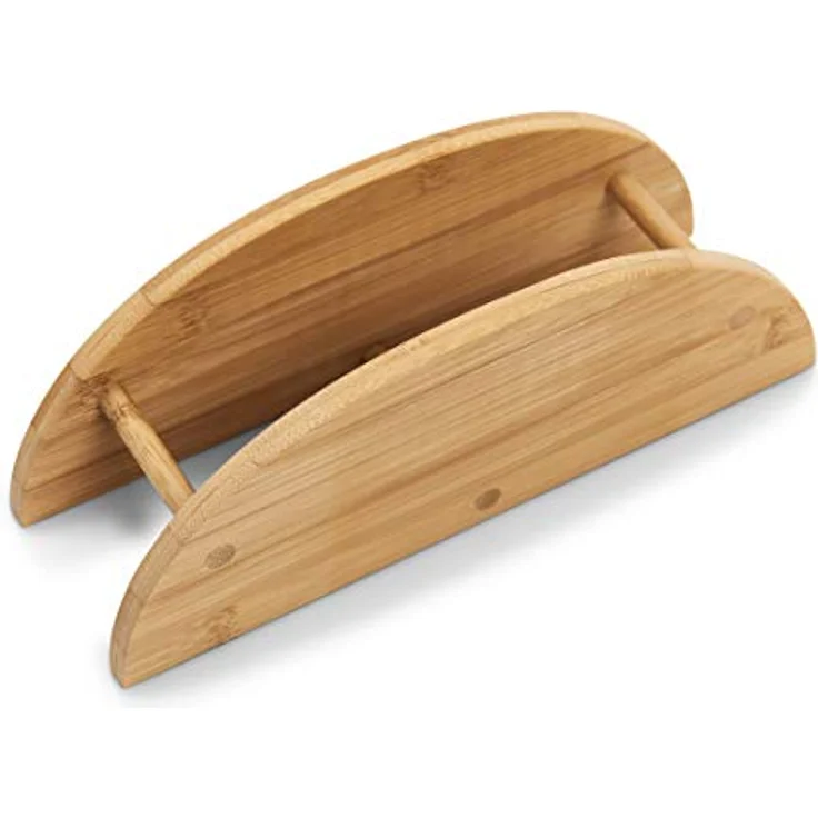 Zeller 25266 Brettchenständer, 7-teilig, oval, Bamboo, ca. 24 x 7 x 19,5 cm – Bild 4