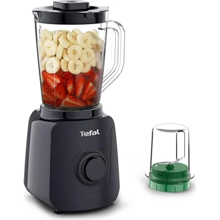 Tefal Standmixer Blendforce Essential, 450 W, 1 L, 2 Geschwindigkeitsstufen, Pulsmodus, inkl. Zerkleinerer – Bild 1