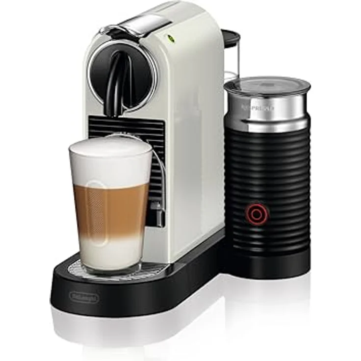 De'Longhi Nespresso Citiz EN267.WAE Kapselmaschine, Hochdruckpumpe und ideale Wärmeregelung mit Aeroccino (Milchaufschäumer), Energiesparfunktion, weiß-schwarz – Bild 8