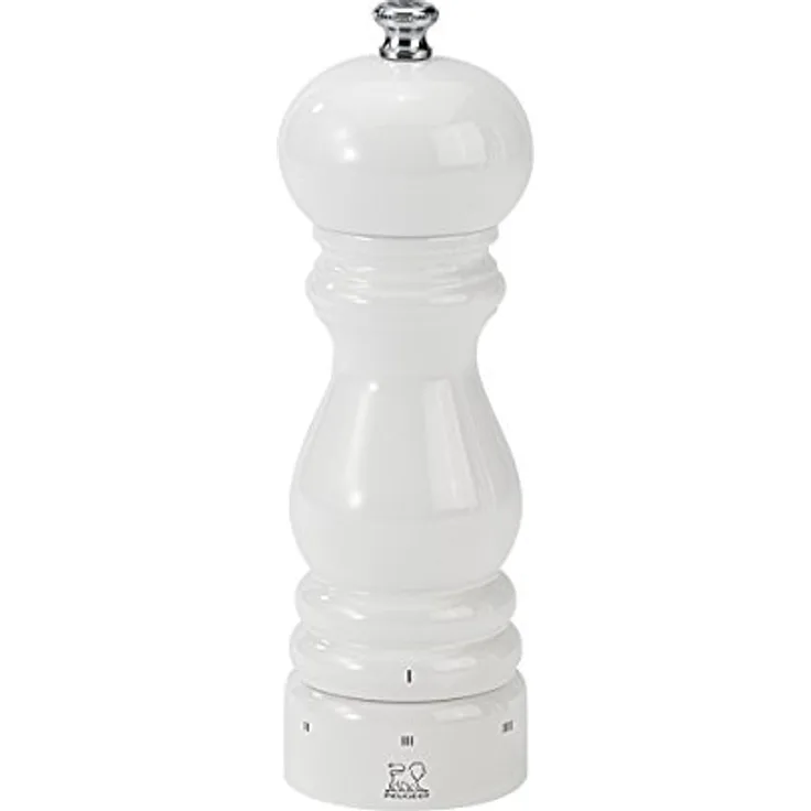 PEUGEOT Salzmühle PARIS 18cm, Weiß lackiert aus Buchenholz mit uSelect Zirkonia-Mahlwerk