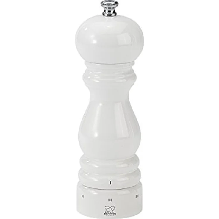 PEUGEOT Salzmühle PARIS 18cm, Weiß lackiert aus Buchenholz mit uSelect Zirkonia-Mahlwerk – Bild 1