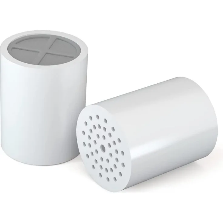 dogfish Duschfilter Ersatzpatrone 20 Stufen, 2er Pack mit Vitamin C für weiches Wasser, einfache Installation und umfassende Filtration