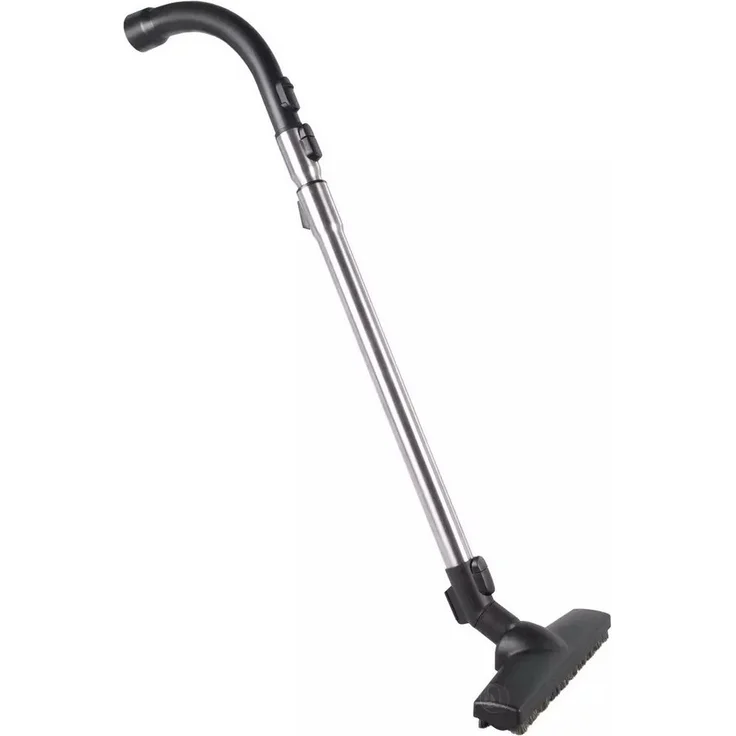 PRIMEBAG Staubsaugerrohr mit Griff und Parkettdüse, Teleskop-Rohr für Miele Staubsauger, ausziehbar 64-104 cm, schonend für Parkett