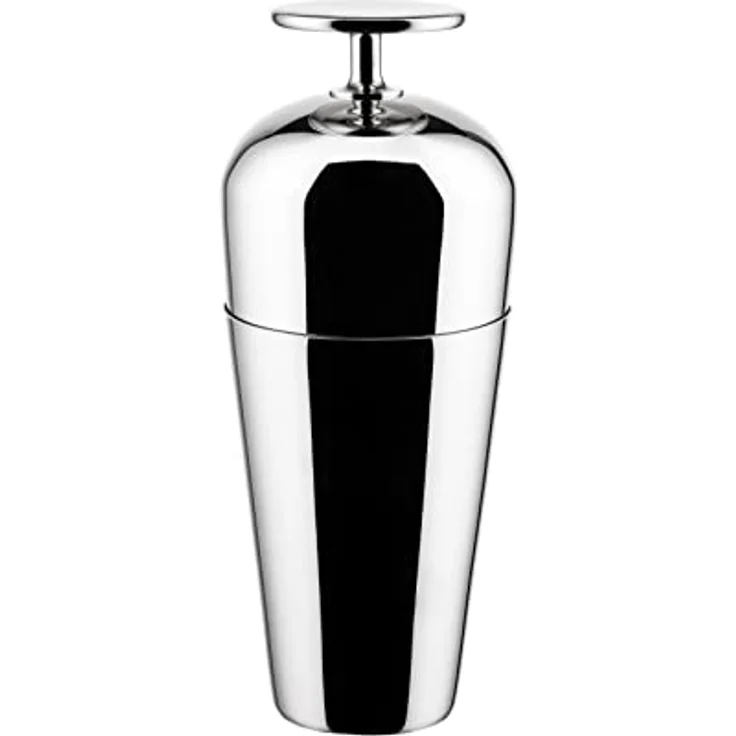 Alessi The Tending Box GIA26 - Parisienne Cocktail Shaker, Edelstahl 18/10, 50 cl, Stahl, mit Knopf und innovativem Design – Bild 1