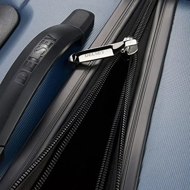 Delsey Segur 2.0 Handbagage Koffer 55 cm - Blauw, Robuster Kabinentrolley aus Polycarbonat mit TSA Schloss und arretierbarem Griff – Bild 3