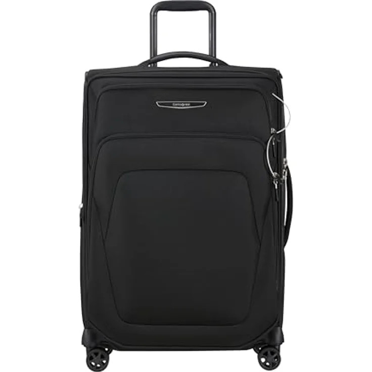 Samsonite Spark SNG Eco 67 cm, Mittelgroßer Weichgepäck Koffer mit 4 Rollen, TSA Schloss, leicht & erweiterbar, Schwarz – Bild 2