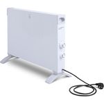 Elektroheizung 2500 Watt [2 X ENERGIEEFFIZIENTER] Konvektor - Heizung elektrisch mit verstellbarem Thermostat - Radiator Effizient, leise und mobil