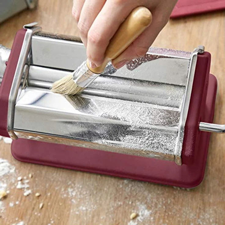 Springlane Nudelmaschine Nonna inkl. Rezeptheft & Nudeltrockner Rot – Bild 5