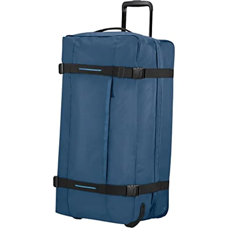 American Tourister Koffer Urban Track, Blau, 84 l, M - Entwickelt für Abenteurer, mit integrierten Rädern, elastischen Kreuzbändern und TSA-Kombination – Bild 1
