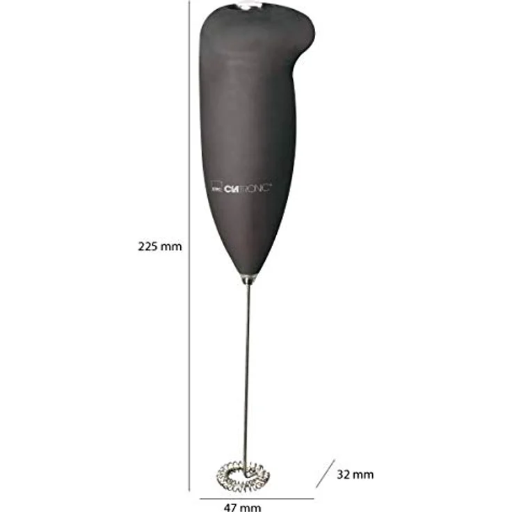 Clatronic MS 3089 Milchaufschäumer, batteriebetrieben, Kunststoff, schwarz – Bild 4