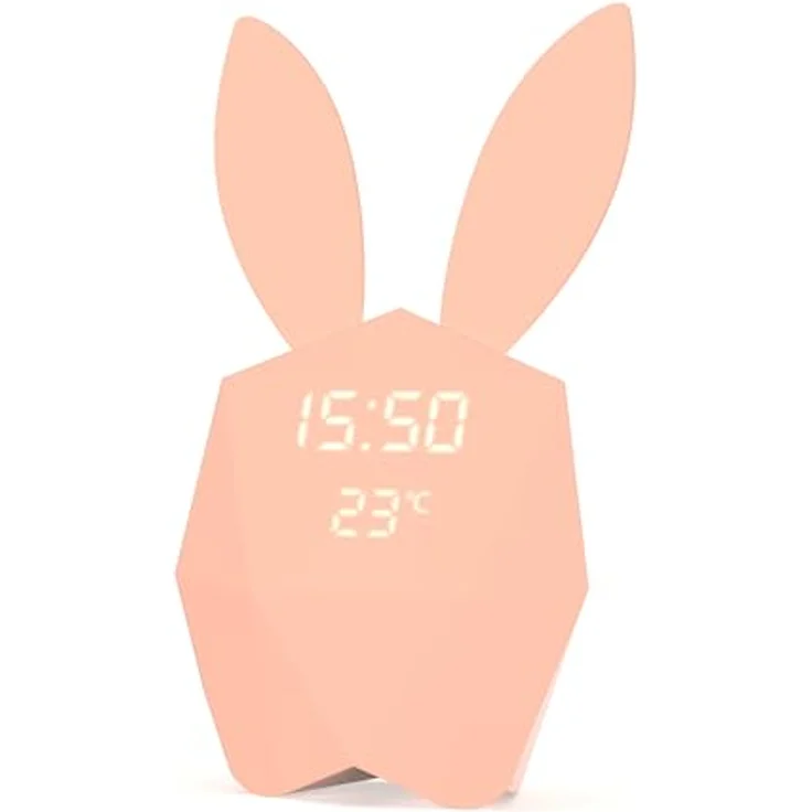 MOB Cutie Clock Connect, Wecker mit Bewegungsmelder, Nachtlicht, wiederaufladbar, rosa – Bild 2