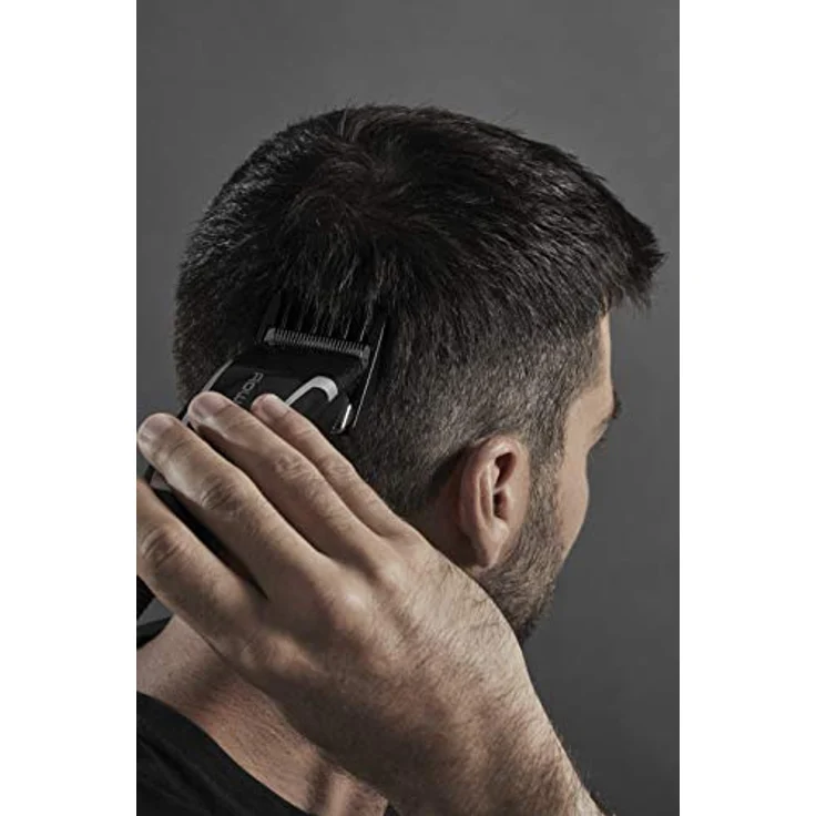 Rowenta Driver TN1603 Haarschneider mit Klingen aus Edelstahl und 20 Hochleistungsschnittlängen mit festem Kamm, inkl. Bürste und Öl, 4 feste Aufsätze, mit Kabel – Bild 3