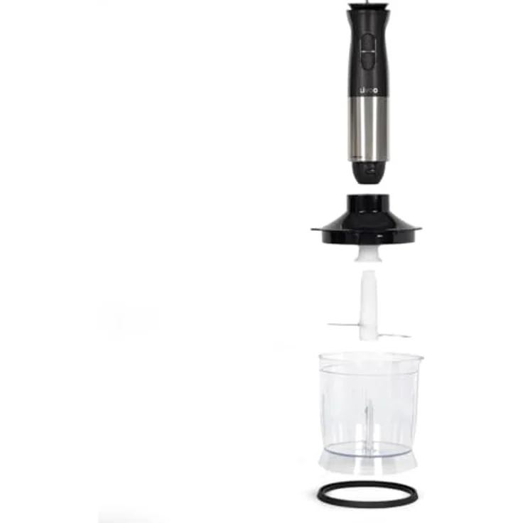 LIVOO Stabmixer DOP246 Schwarz 800 W, 4 Klingen, Schneebesen, variable Geschwindigkeitsstufen – Bild 4