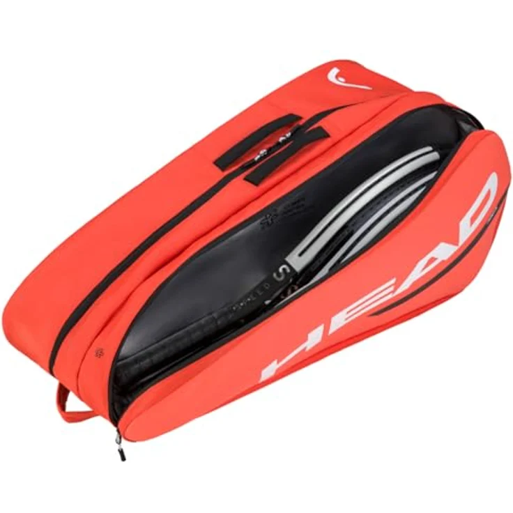 Head Sporttasche Tour Racquet Bag L FO, geräumig für bis zu 9 Schläger, mit Climate Control Technologie und Rucksack-Tragesystem – Bild 1