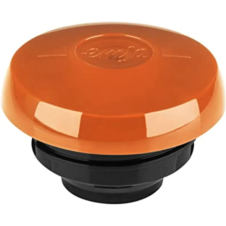 Emsa 504234 Samba Isolierkanne (1 Liter, Schraubverschluss, 12h heiß, 24h kalt) orange – Bild 5