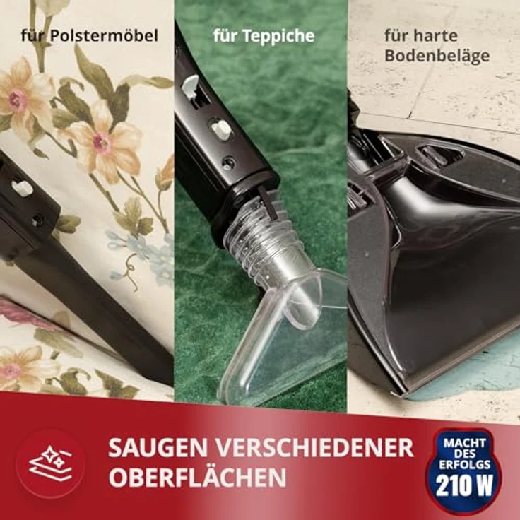 MPM MOD-22 Staubsauger 4,5 l Trommel-Vakuum Trocken&Nass 2400 W Beutellos – Bild 5