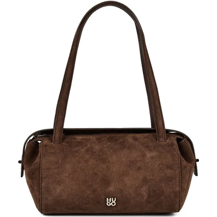 Hugo Meelo Schultertasche S, 22.5 cm x 12 cm x 13.5 cm, braun, 100% Polyurethan