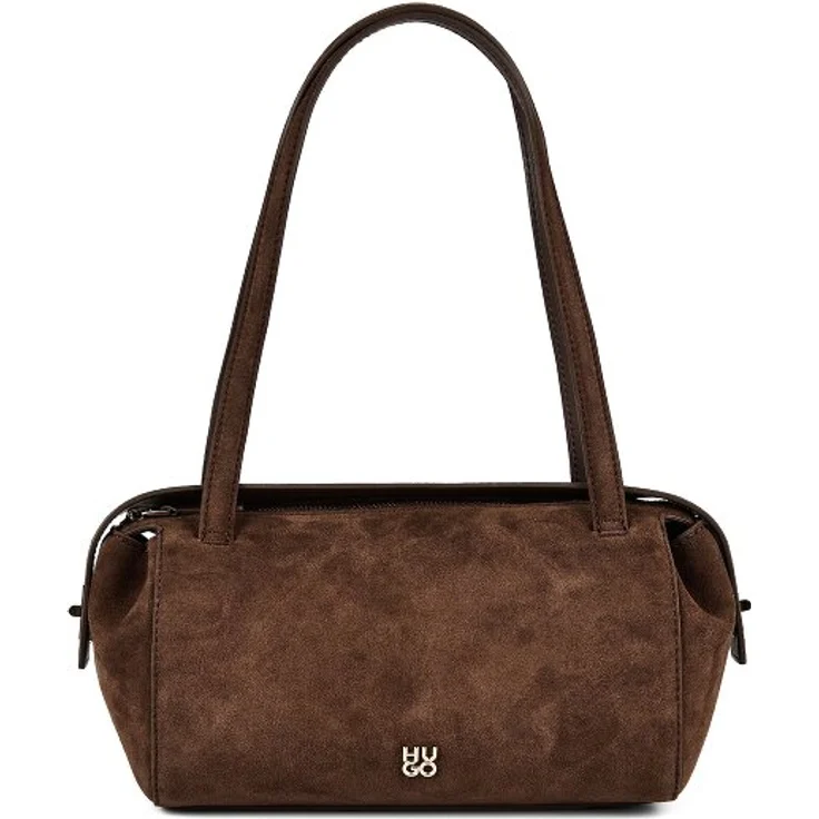 Hugo Meelo Schultertasche S, 22.5 cm x 12 cm x 13.5 cm, braun, 100% Polyurethan