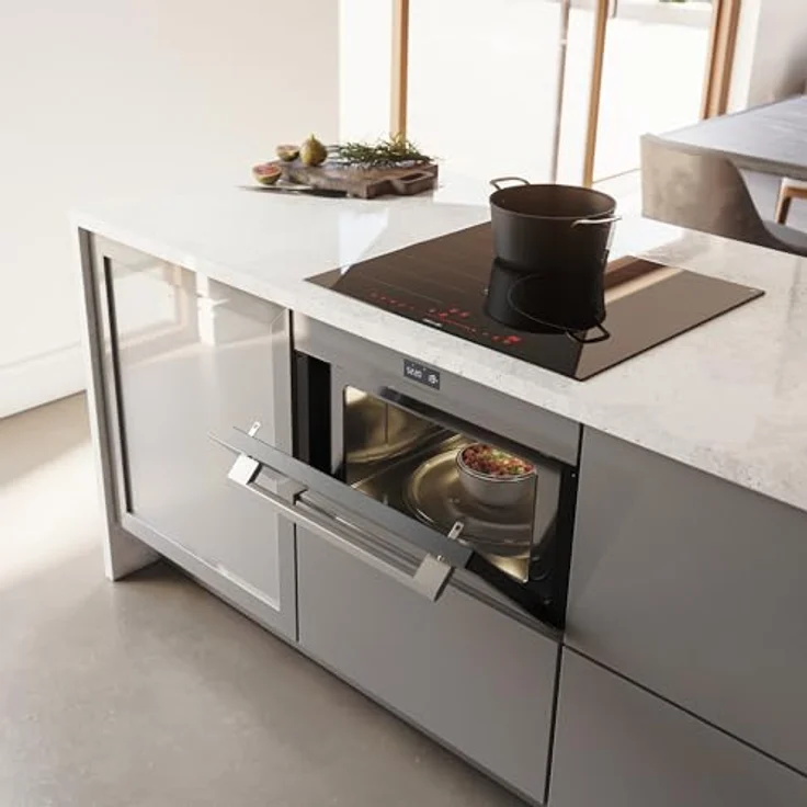 Cecotec Bolero Hexa MW703800, Grill-Mikrowelle mit 34 Litern, 900 Watt Leistung, Glasgrau – Bild 5