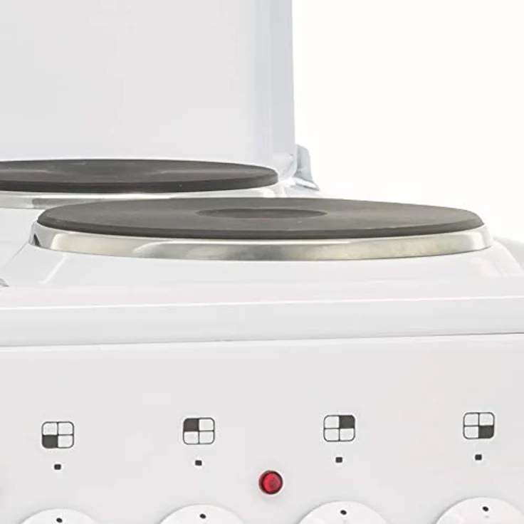 Exquisit EH10.3F2, Herd, A, freistehend, Betriebsart Ofen elektrisch, Betriebsart Kochfeld elektrisch, Anzahl Kochfelder 4, Volumen 51 l, Breite 50 cm, Selbstreinigung nein, Ober-Unterhitze (konventionell) – Bild 4