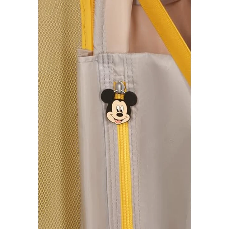 American Tourister Mickey Magic, 4 Rollen Kabinentrolley 55 cm mit Dehnfalte, gelb – Bild 9