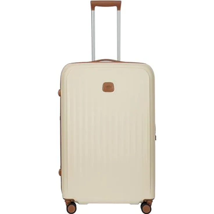 Bric's Taormina Trolley 75 cm Exp., erweiterbarer Hartschalen-Koffer mit TSA-Zahlenschloss, Cream beige