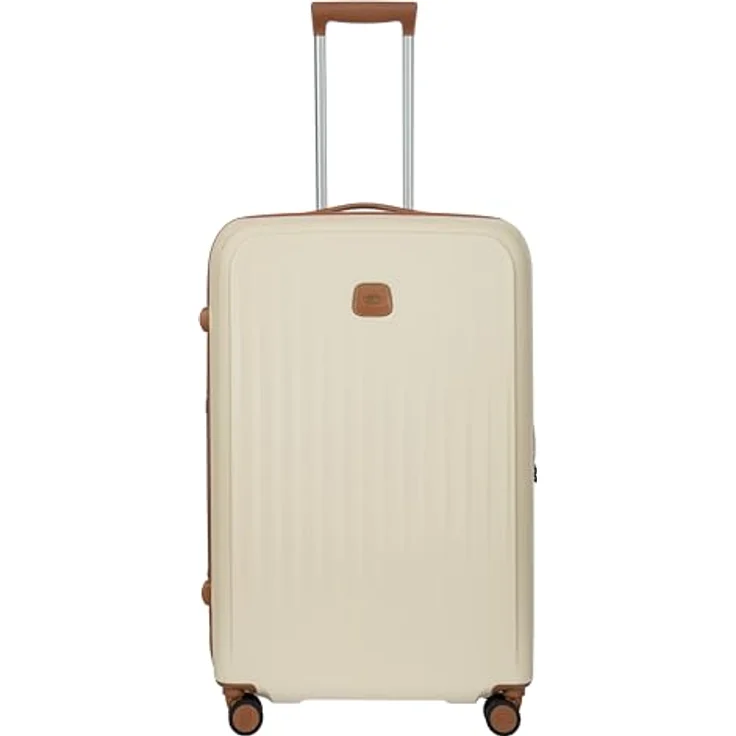Bric's Taormina Trolley 75 cm Exp., erweiterbarer Hartschalen-Koffer mit TSA-Zahlenschloss, Cream beige – Bild 1
