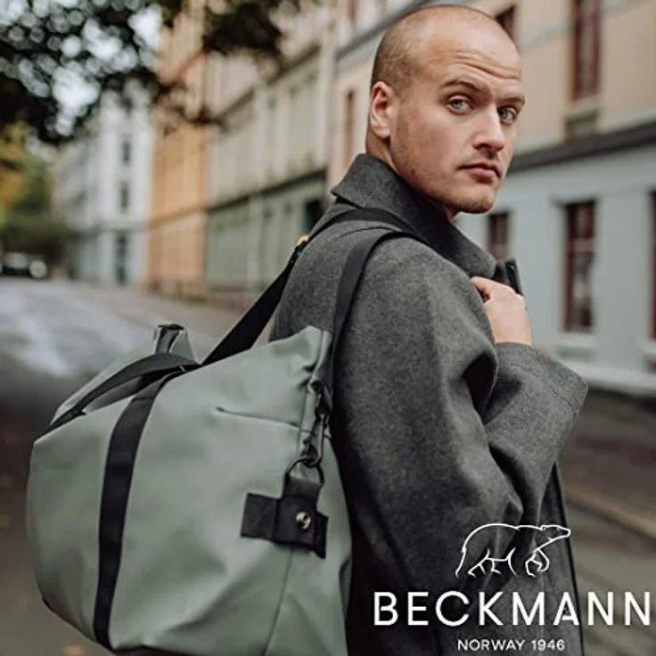 Beckmann Norway Street Weekend Weekender Reisetasche, 42 cm, oliv, 100% Polyester – Bild 3