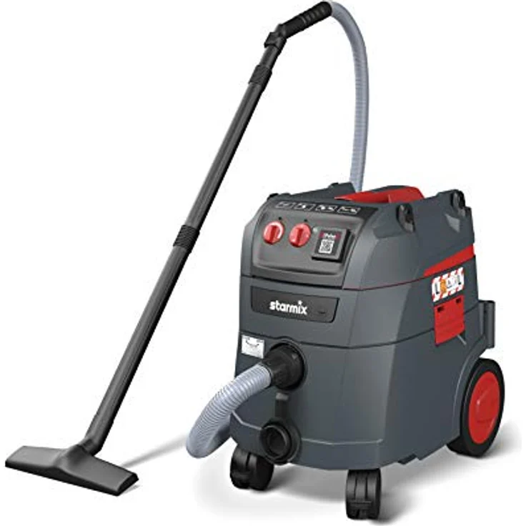 Starmix Nass- und Trockensauger IPULSE L-1635 BASIC 1600W, Hochleistungs Baustellensauger mit intelligenter Filterreinigung – Bild 2