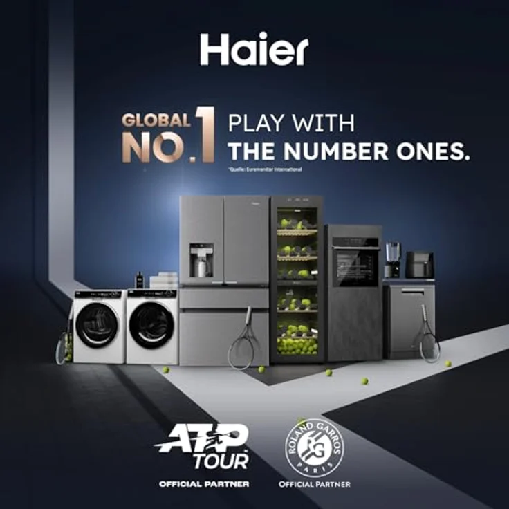 Haier HWD100-B14939 Waschtrockner, innovative I-PRO Serie 3 mit Direct Motion Motor, energieeffizient, schwarz – Bild 7